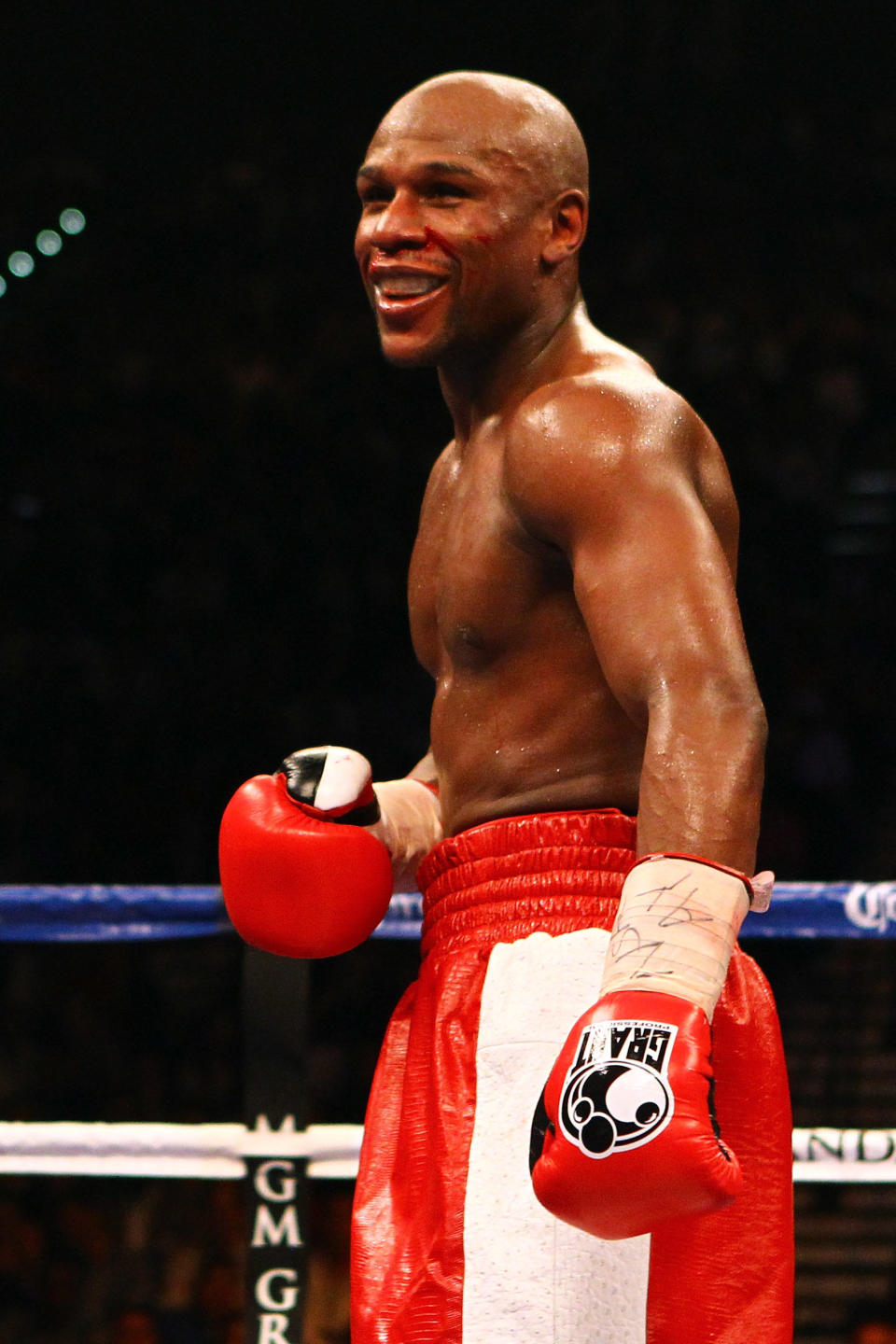 Boxing champion Floyd Mayweather Jr. <a href="http://www.huffingtonpost.com/2012/05/17/floyd-mayweather-gay-marriage-pacquiao-obama_n_1524155.html">tweeted his support for gay marriage</a>, backing up the President after Obama made his own endorsement announcement in May.   On the other hand, Mayweather’s rival, Manny Pacquiao, said <a href="http://www.huffingtonpost.com/2012/05/16/manny-pacquiao-gay-marriage-leviticus-examiner_n_1521747.html">he believes marriage is between a man and a woman</a>.