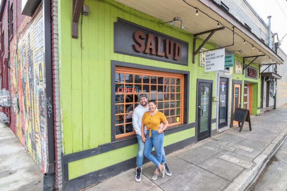 Jason and Dairelyn Glunt own Salud.