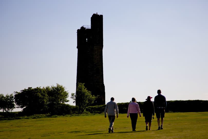 A view over Castle Hill.