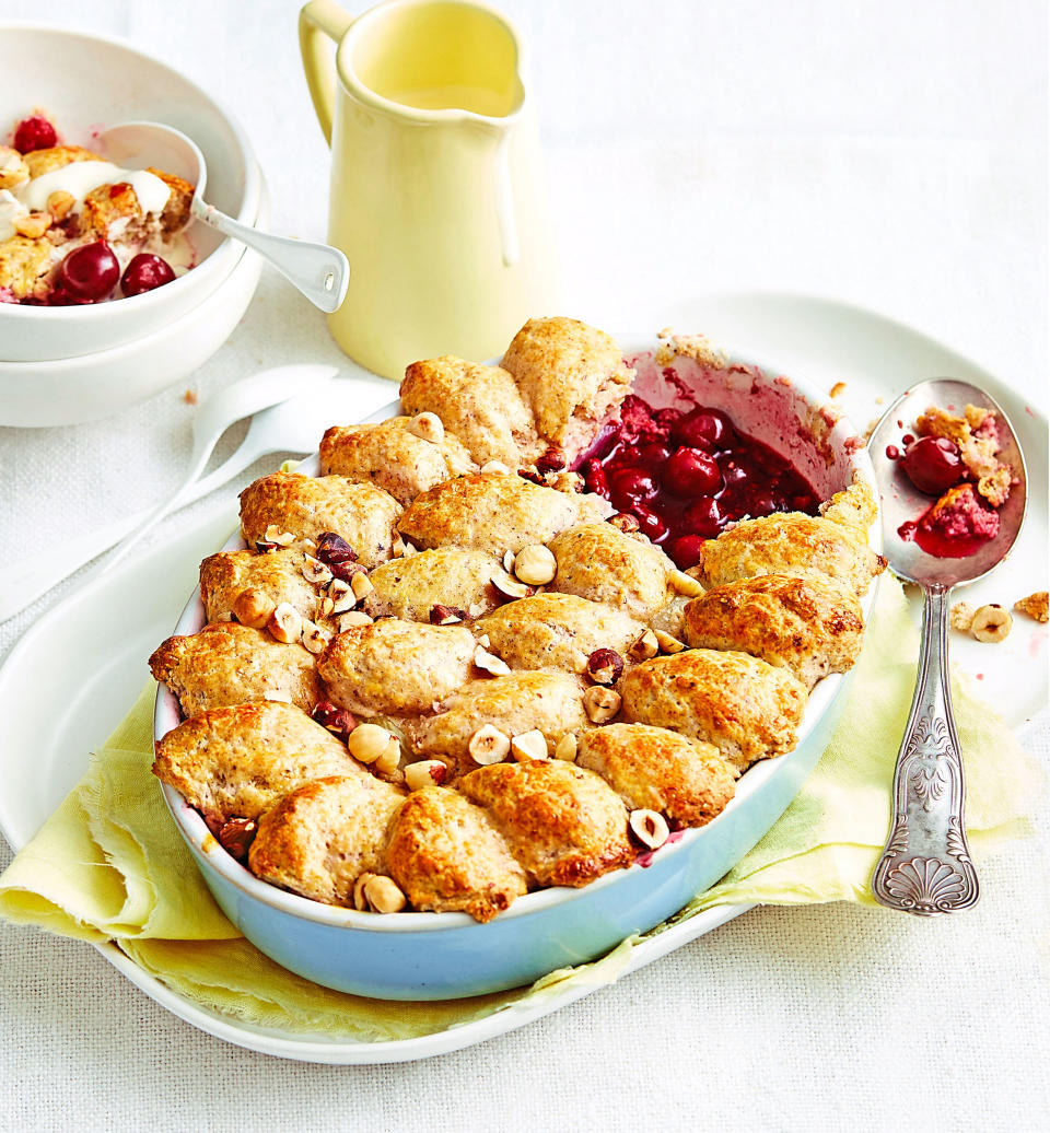 Strawberry-Cherry Cobbler