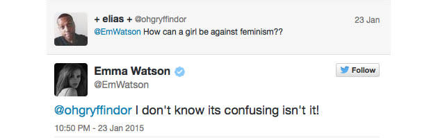 Emma Watson He For She Twitter Q&A