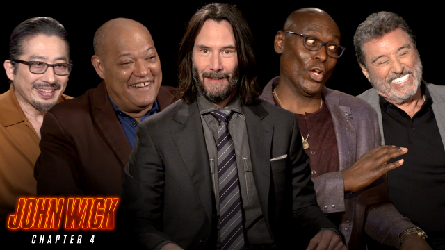 Keanu Reeves e Laurence Fishburne, de 'John Wick