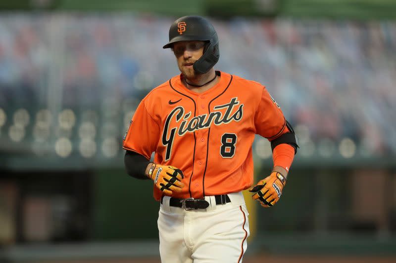 ▲巨人外野手Hunter Pence。（圖／美聯社／達志影像）