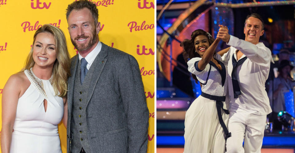 The former Strictly dancers say they were both rooting for cricketer Graeme Swann. (PA Images)