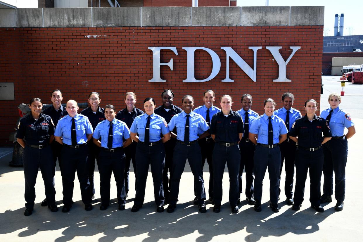 With the 2019 graduating class from the Fire Academy, FDNY has more than 100 female firefighters in its ranks for the first time ever. (Credit: FDNY)