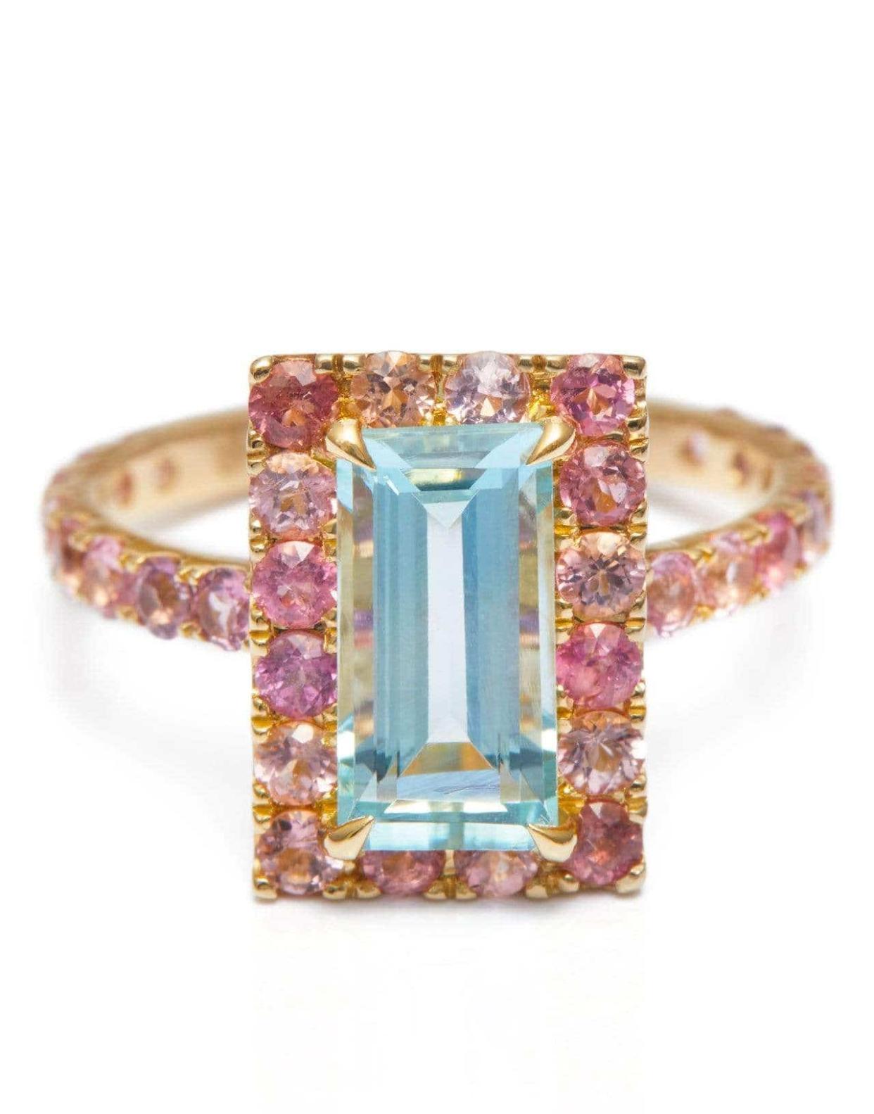 <p><a href="https://go.redirectingat.com?id=74968X1596630&url=https%3A%2F%2Fshop.harpersbazaar.com%2Faquamarine-and-pink-tourmaline-candy-ring.html&sref=https%3A%2F%2Fwww.harpersbazaar.com%2Ffashion%2Ftrends%2Fg60233692%2Fmarch-birthstone-aquamarine-jewelry-pieces%2F" rel="nofollow noopener" target="_blank" data-ylk="slk:Shop Now;elm:context_link;itc:0;sec:content-canvas" class="link rapid-noclick-resp">Shop Now</a></p><p>Aquamarine & Pink Tourmaline Candy Ring</p><p>harpersbazaar.com</p><p>$1950.00</p>