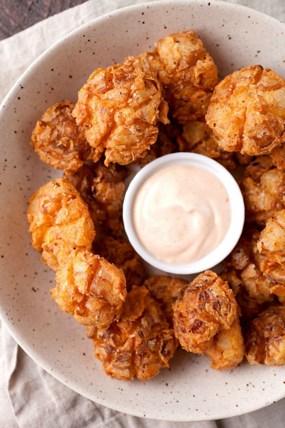 Bite-Sized Blooming Onions