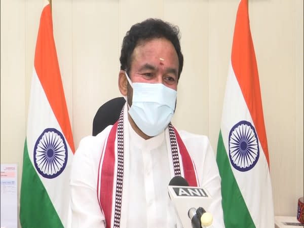 Union Minister for Development of North East Region, Tourism and Culture, G Kishan Reddy (Photo/ANI)