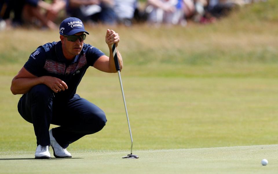 Henrik Stenson is focused on trying to end the defence of his Open title with a low round on Sunday - REUTERS