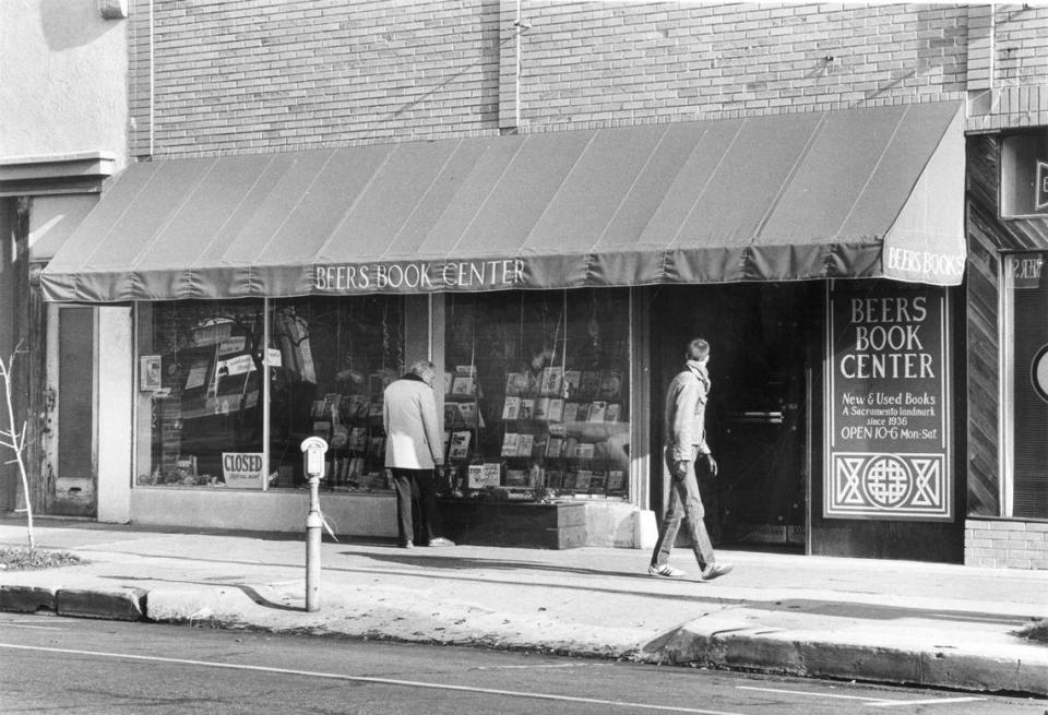 Beers Book Center, a Sacramento business that started in 1936, was located at 1013 14th Street in 1985. The Sacramento Convention Center now stands in that location.