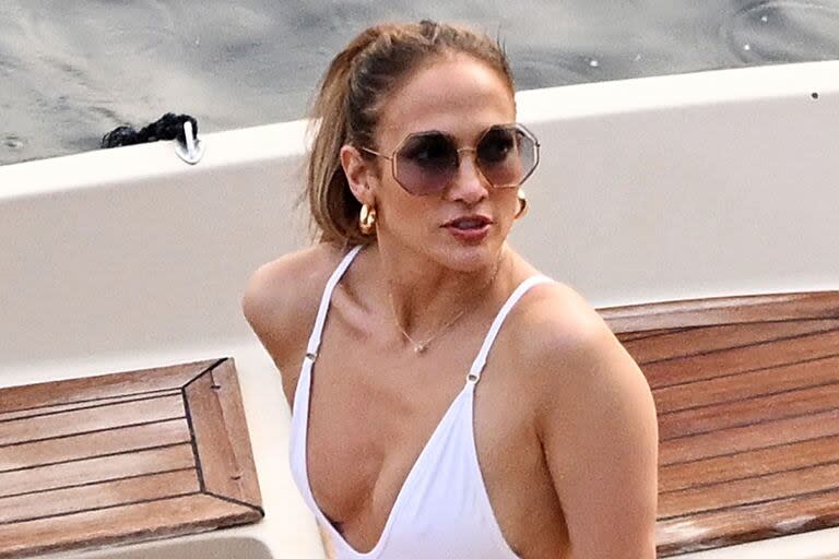 Jennifer Lopez fue fotografiada en sus 