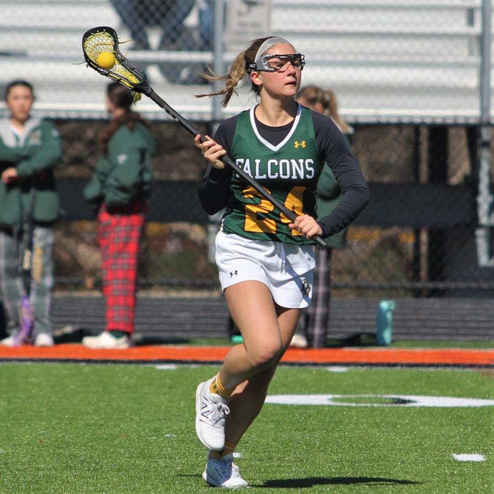 Dighton-Rehoboth's Karina Bosco is the 2023 Taunton Daily Gazette Girls Lacrosse Player of the Year. (File photo)