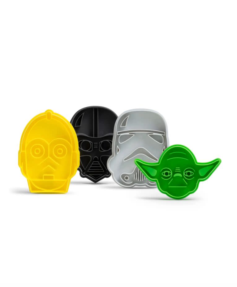 Following the latest season of "<a href="https://www.huffpost.com/entry/baby-yoda-merch-gifts_l_5de7da70e4b0913e6f89390b" target="_blank" rel="noopener noreferrer">The Mandalorian</a>"? Your friend won't be able to resist this set of "Star Wars"-themed cookie cutters. May the force be with you. <a href="https://fave.co/3oZEJav" target="_blank" rel="noopener noreferrer">Find it for $24 at Nordstrom</a>. 