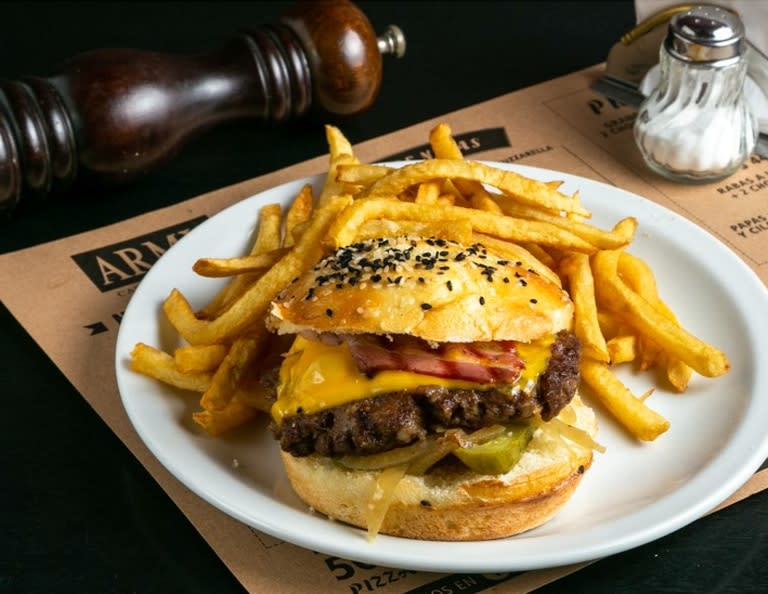 La hamburguesa Americana de Army, pura tentación.