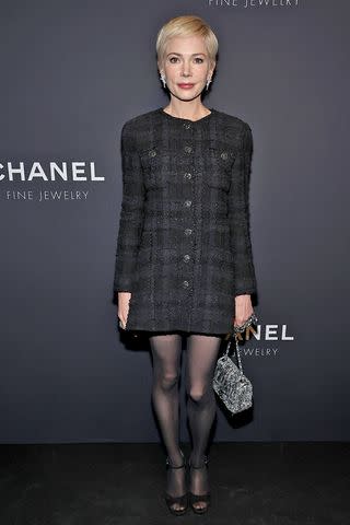 <p>Jamie McCarthy/WireImage</p> Michelle Williams at Chanel event