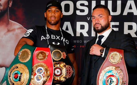 Anthony Joshua warns Joseph Parker 'It will take more than a human to stop me'