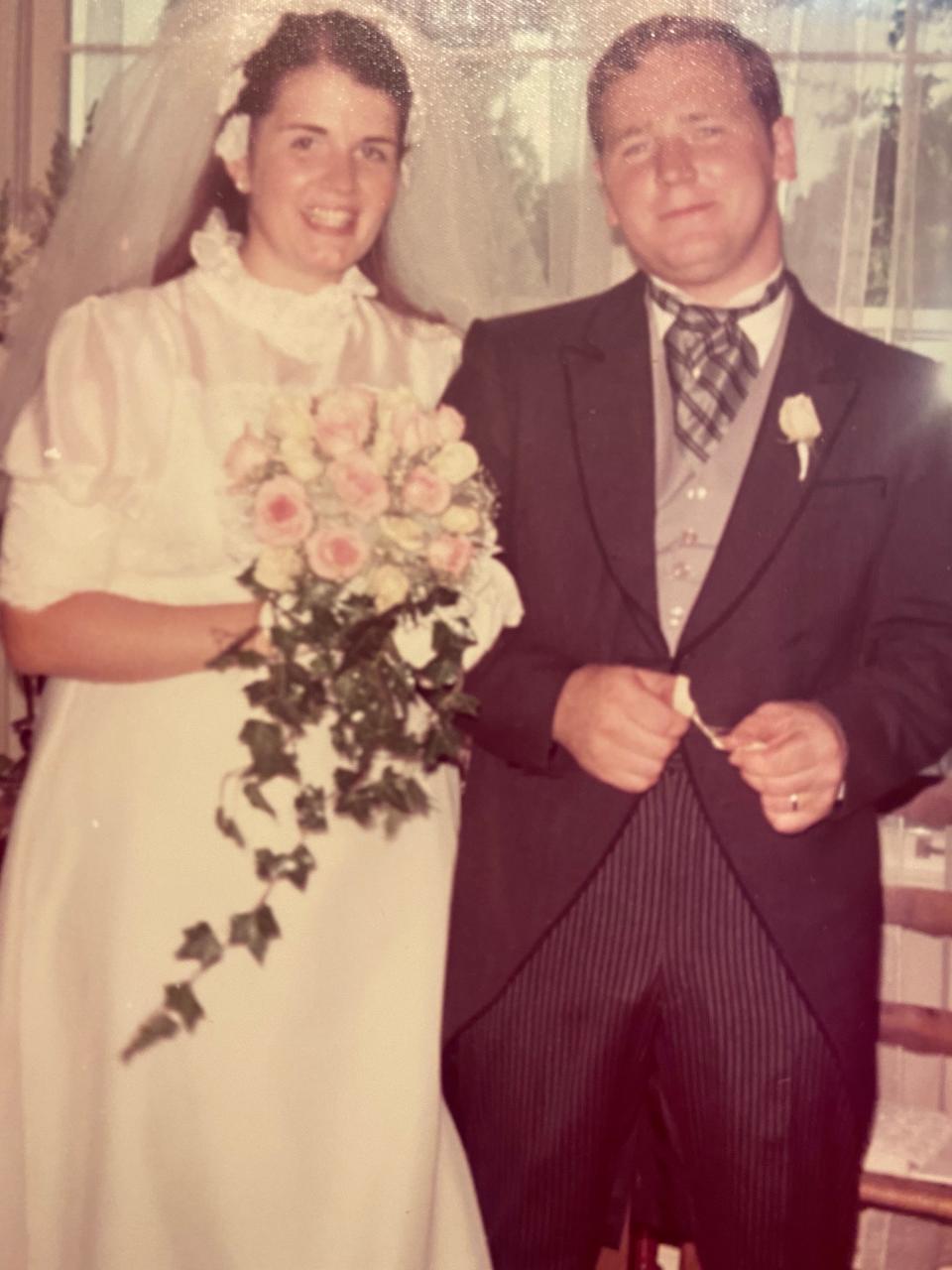 Julia and Dan Meadows were married June 24, 1972.