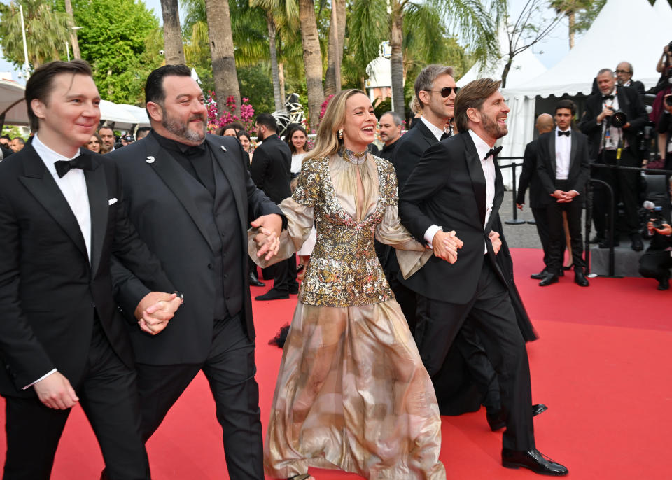 Paul Dano, Denis Ménochet, Brie Larson and Ruben Östlund