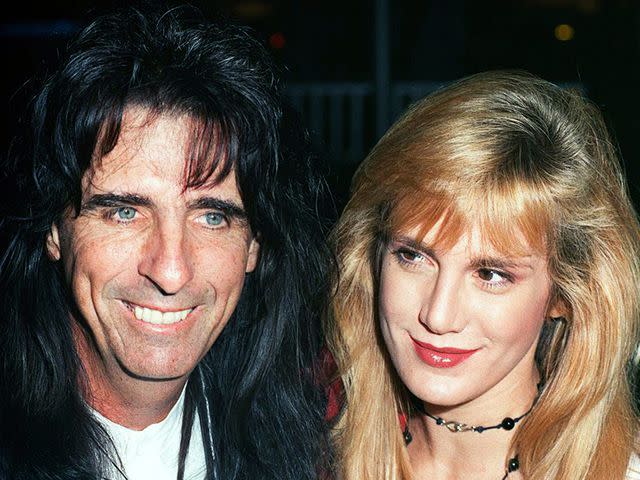 Kypros/Getty Alice Cooper with his wife Sheryl Cooper during the American Cinematheque's Eighth Annual Moving Picture Ball on Sept. 29, 1993, in Los Angeles