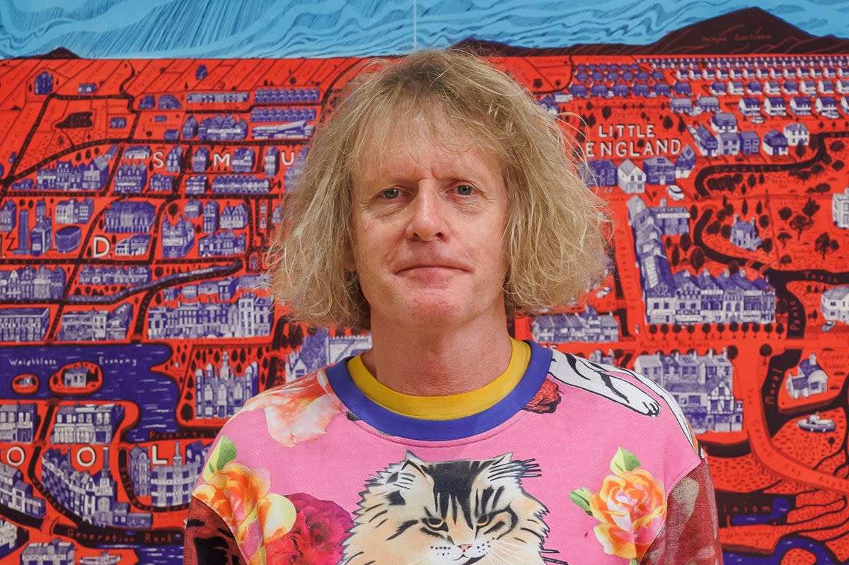 Sir Grayson Perry: ‘There’s a lot of art around that feels like student work’  (Nick Mailer / ‘Our Town’ courtesy the artist, Paragon | Contemporary Editions Ltd and Victoria Miro)