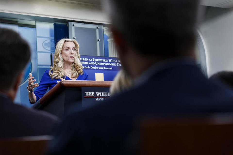 Media Briefing Held By Press Secretary Karine Jean-Pierre And Top White House Advisors (Anna Moneymaker / Getty Images file)