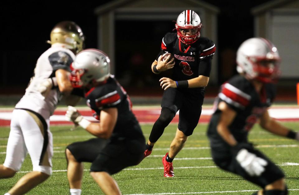 Somers defeated Clarkstown South 42-13 in football action at Somers High School Sept. 8, 2023.