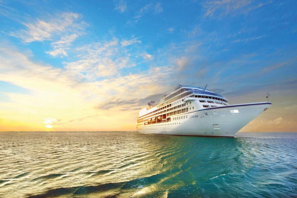 Exterior of Sirena, Oceania Cruises