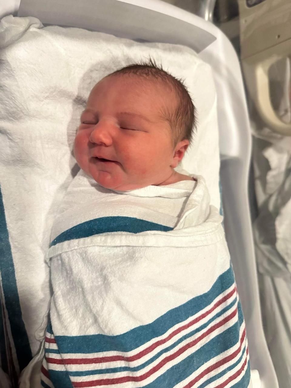 Margaret Teller and Nate Haughey welcomed their new baby girl, Laila Elizabeth Haughey, at 3:10 a.m. Thursday, Feb. 29, 2024 at Bronson BirthPlace in Battle Creek.