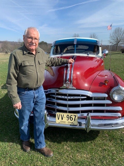 Gene Varns with his 1948 Pontiac Silver Streak.