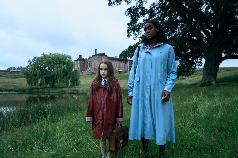 Alisha Weir and Lashana Lynch in Roald Dahl's 'Matilda the Musical'<span class="copyright">Dan Smith—Netflix</span>