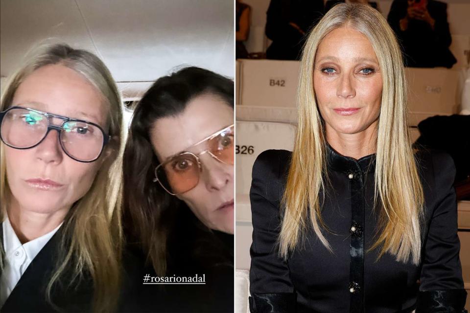 <p>gwyneth paltrow/ Instagram; Aitor Rosas Sune/WWD via Getty</p>