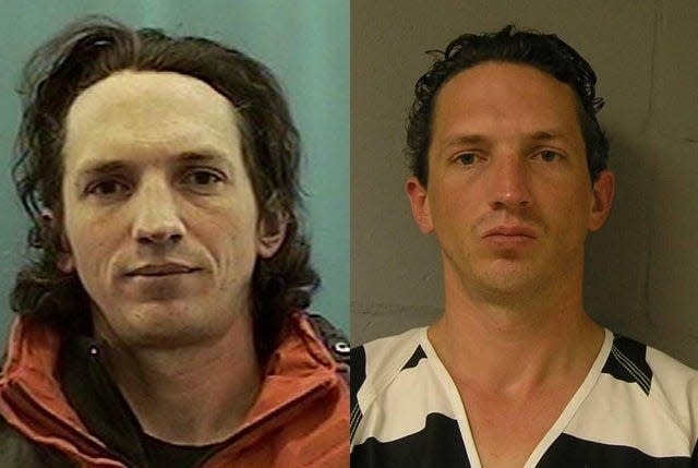 Israel Keyes is seen in undated booking photos.