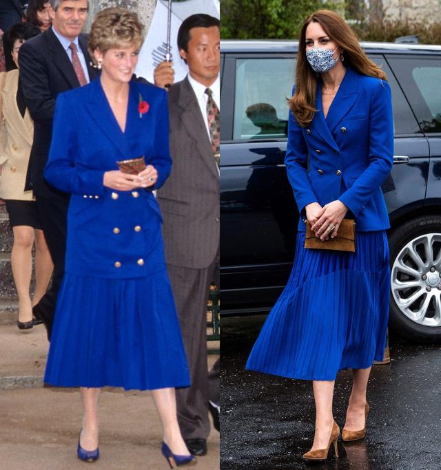 All the Times Kate Middleton Dressed Just Like Princess Diana