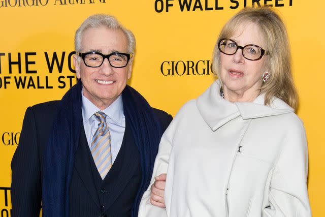 <p>Gilbert Carrasquillo/FilmMagic</p> Martin Scorsese with wife Helen Morris in 2013