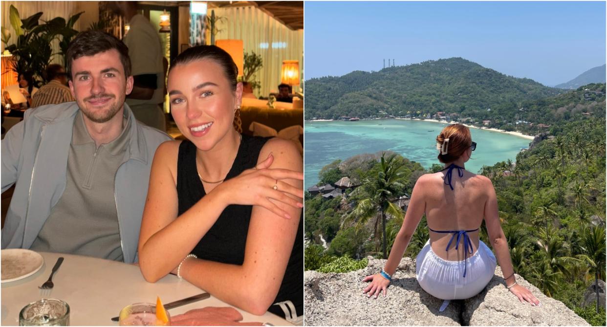 Georgia Mann moved to Thailand without her boyfriend, George. (SWNS)