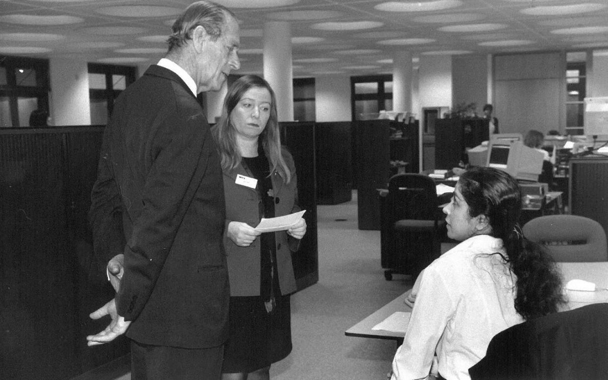 Duke of Edinburgh visits CAF new Kings Hill offices