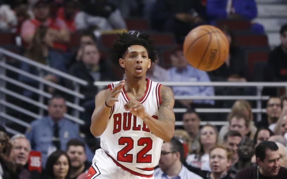 Cameron Payne played just 77 games with the Thunder. (AP)