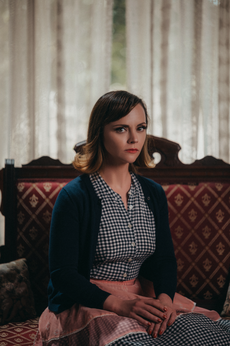Christina Ricci stars as a mom haunted by a spooky creature who wants her son in the 1950s-set horror film "Monstrous."