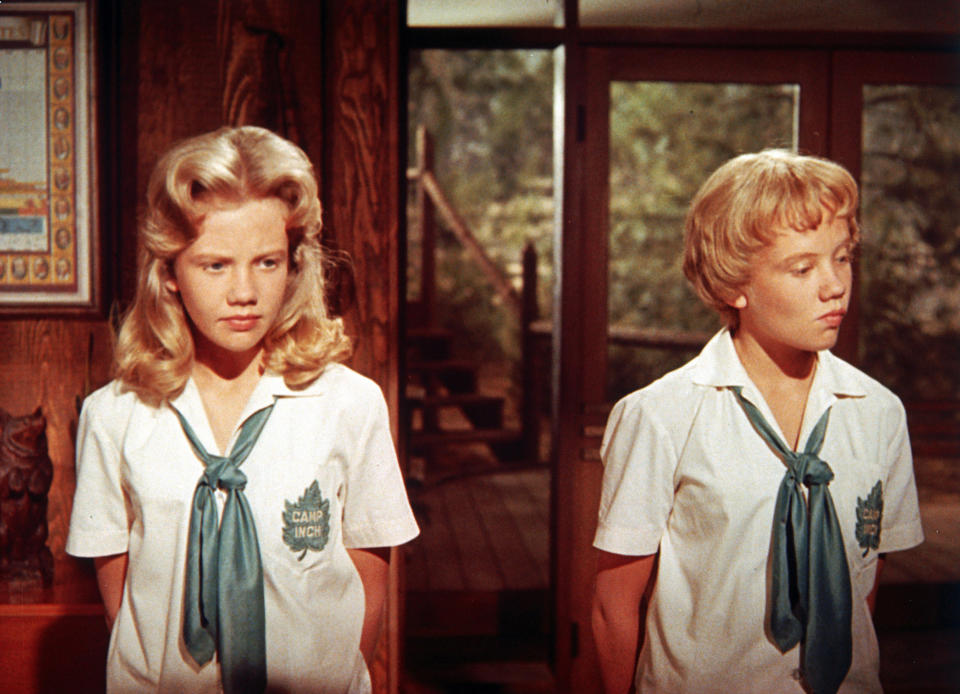 May 06, 1961; Hollywood, CA, USA; Image from director David Swift's family comedy 'The Parent Trap' starring HAYLEY MILLS as Sharon McKendrick/Susan Evers. (Alamy Stock Photo)