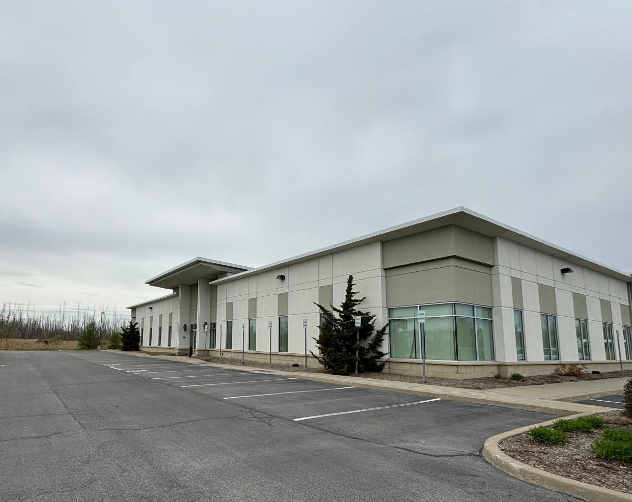 This building on Thru Parkway Drive in the Erie Station Business Park is expected to open in the fall as the Al Wadood Academy.