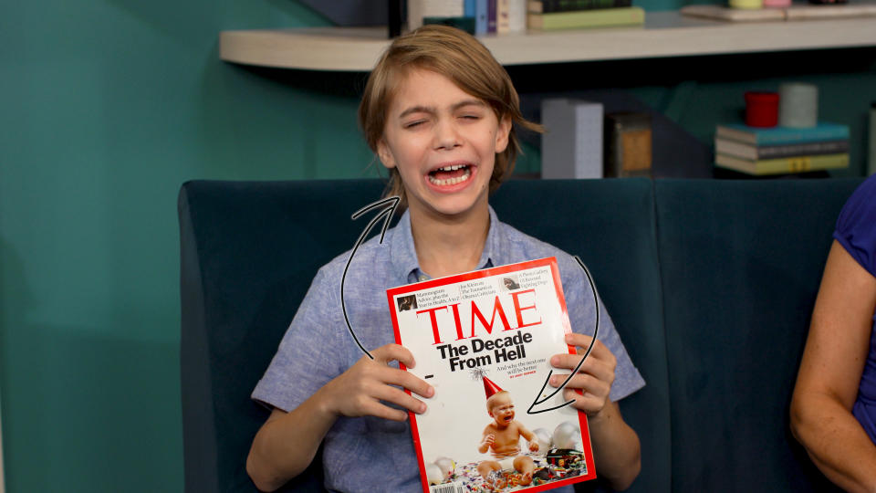 Jace Ditmyer 10 years after his appearance on the cover of Time Magazine. Image: Yahoo Finance