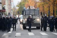 Les forces de l'ordre étaient encore mobilisées en nombre ce week-end sur tout le territoire pour faire face aux éventuels débordements que pouvait engendrer cet "acte 53" des Gilets jaunes. Notamment dans la capitale afin d'empêcher que les manifestations ne se transforment en "guérillas urbaines" comme en décembre de l'année dernière. ©Martin Bureau/ AFPvia Getty Images