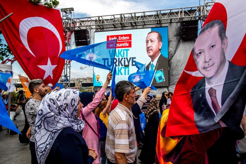 Erdogan has claimed his tough measures are essential for national security, while critics say he is authoritarian: EPA