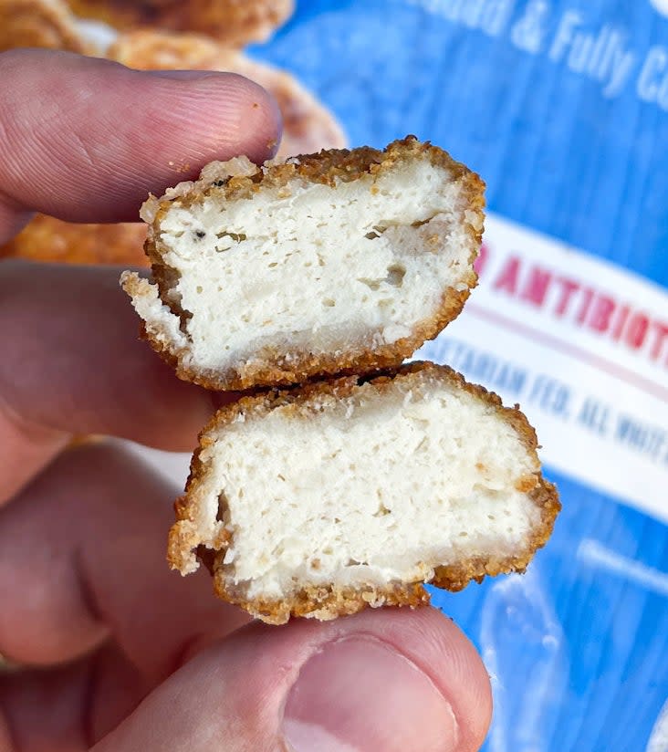 With their bite-sized shape that was undeniably fun to eat, Earth's Best's nuggets were the most kid-friendly of all the brands I tried. The irresistibly crunchy crust was also best-in-show — no sogginess here.