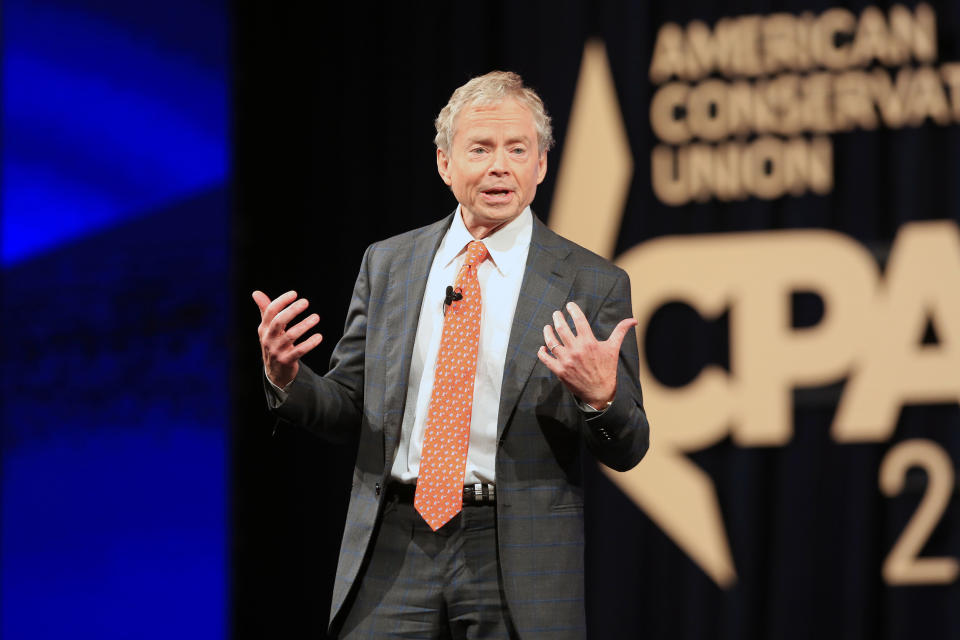 Former Sen. Don Huffines, a Republican from Texas, during the Conservative Political Action Conference (CPAC) in Dallas, on July 10, 2021. ( Dylan Hollingsworth / Bloomberg via Getty Images file)