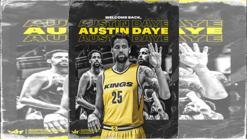 奧帝（Austin Daye）重返新北國王。（圖／新北國王提供）