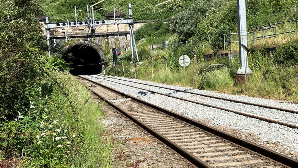 The entrance to the English end of the Severn Tunnel