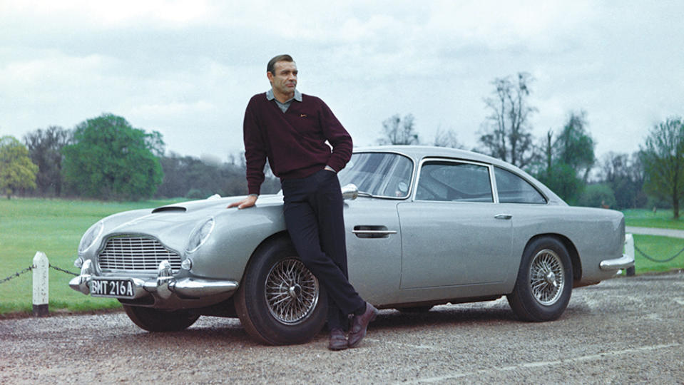 Goldfinger Sean Connery Aston Martin