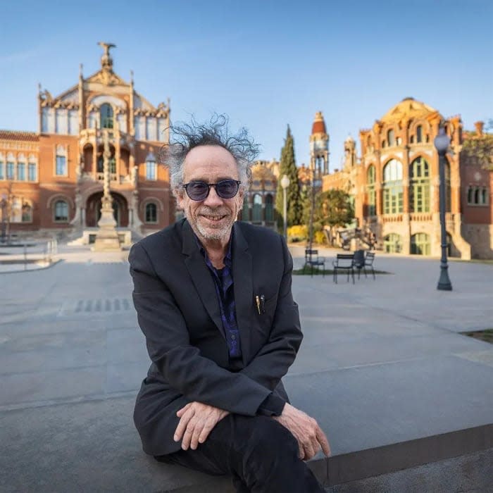 Tim Burton en el hospital de Sant Pau en Barcelona