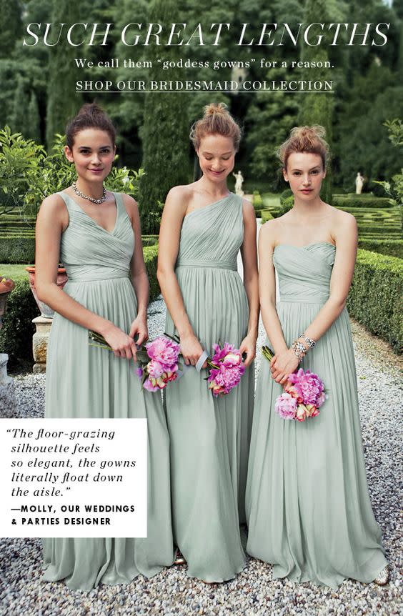 J. Crew bridesmaid